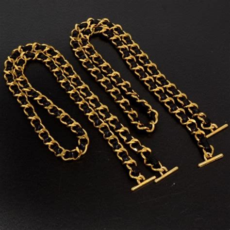 chanel gold chain strap